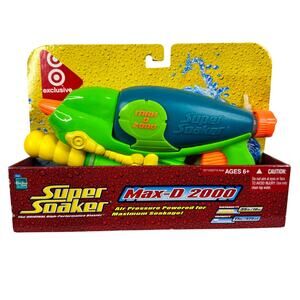 Larami Super Soaker Squirt Toy Max-D 2000 Factory Sealed Target‎ Exclusive